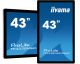 iiyama ProLite TF4338MSC-B2AG touch screen monitor 109.2 cm (43') 1920 x 1080 pixels Black Multi-touch Kiosk