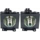 PANASONIC PT-D5600 Original Inside Projector Lamp - Replaces ET-LAD55W