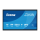iiyama PROLITE TE7514MIS-B2AG Digital signage flat panel (75') LCD Wi-Fi 4K Ultra HD Black Touchscreen Built-in processor Android 24/7