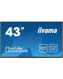 iiyama ProLite LE4340S-B1 43' Full HD LED 12/7 Operation Professional Large Format Display