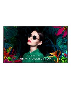 Samsung QM85C Digital signage flat panel display 85" LCD 4K Ultra HD Black Tizen 24/7  Commercial Use