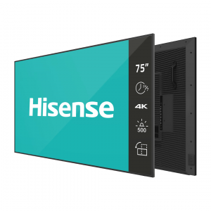 Hisense 75DM66D - 75” 4K UHD IPS Digital Signage Display - 24/7 Operation